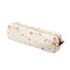 Cute Floral Print Pen Bag Large Capacity Multifunctional Stationery Bag Stationery Organizer Students