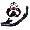 Snorkeling & Diving Set: Large Frame Silicone Mask and Snorkel for Men and Women