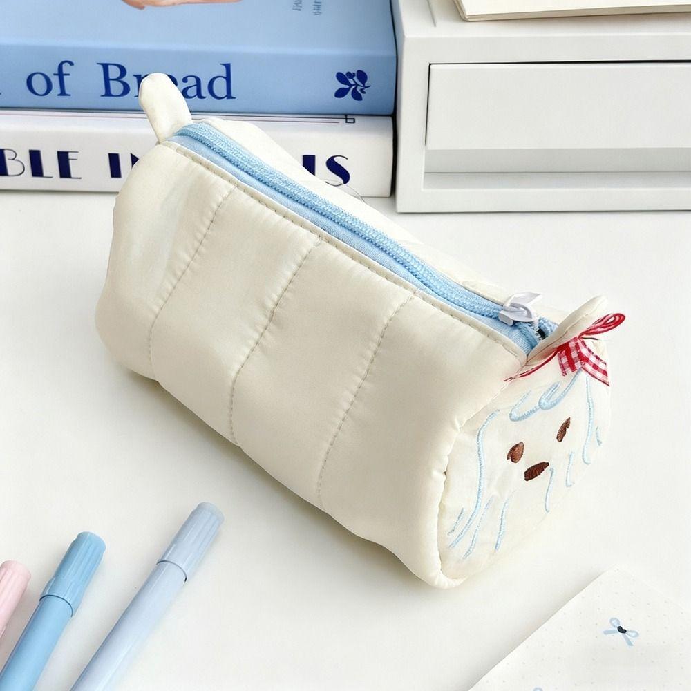 Puppy Shape Pen Bag Multi-functional Pencil Pouch Cute Stationery Bag School Office Supplies