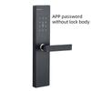 Smart Handle Door Lock Household Fingerprint Digital Lock Biometric Stainless Steel Door Lock