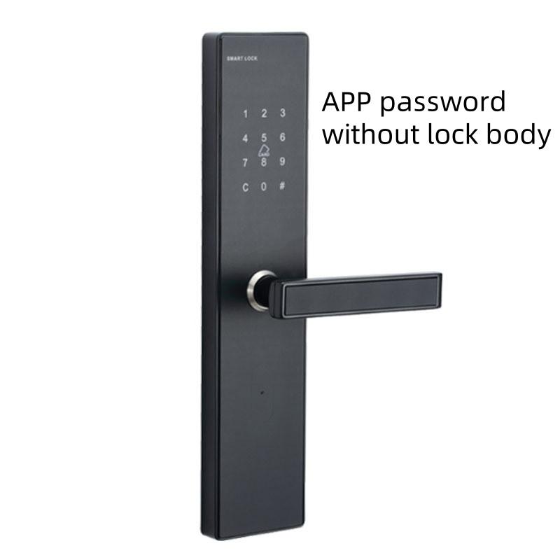 Smart Handle Door Lock Household Fingerprint Digital Lock Biometric Stainless Steel Door Lock