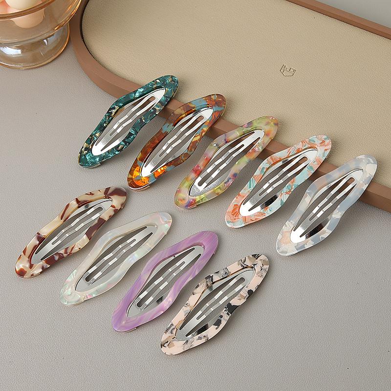 Новые Винтажные Геометрические Облачные Заколки для Волос с Боковой Челкой, Зажим BB, Сладкий Макияж, Заколки для Волос, Барретты, Головные Уборы, Аксессуары для Волос для Девочек и Женщин