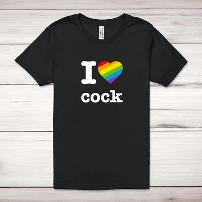 I Love C*ck Pride Adult T-Shirt