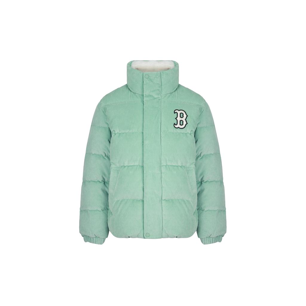New MLB Boston Red Sox Down Jackets Unisex Light Mint 3ADJC0116-43MTL
