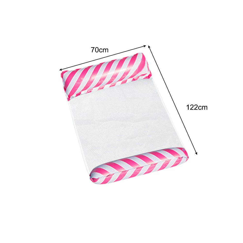 Floating Water Hammock Float Lounger Inflatable Pool Mat Floating Bed Chair Foldable Bed  Swimming Air Mattress Pool Accessories