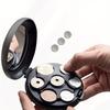 1 Pc Aluminum Coin Purse with Mirror Travel Portable Round Coin Box Organizer Mini Storage Case for Coins