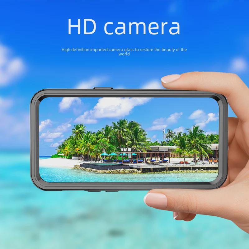 Водонепроницаемый чехол для дайвинга для iPhone 14 Pro Max - прозрачный, защитный, противоударный чехол