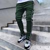 Весенне-осенние брюки, мужские модные спортивные брюки для фитнеса, эластичные повседневные брюки