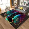 3D 80s Gamer Controller Area Rug Large,Carpet Rug for Living Room Bedroom Kitchen Decoration, Carpets for Bed Room Mat  Home