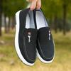 2024 Men's Canvas Soft Sole Shoes Round Toe Casual Breathable Comfortable Durable Men's Cloth Shoes Oxford Sports Shoes