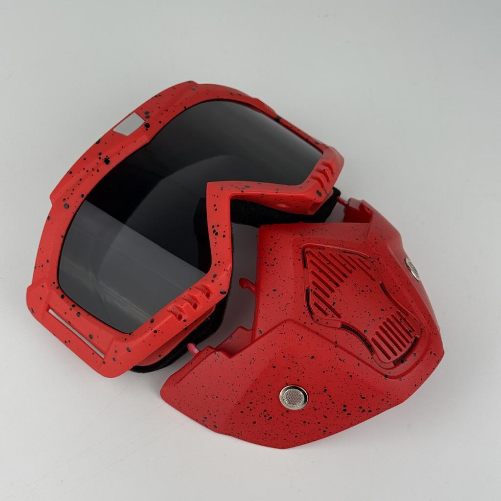 Motorcycle riding mask, snow goggles, helmet, detachable goggles for men and women UV400Wind and sand protection helmet visor