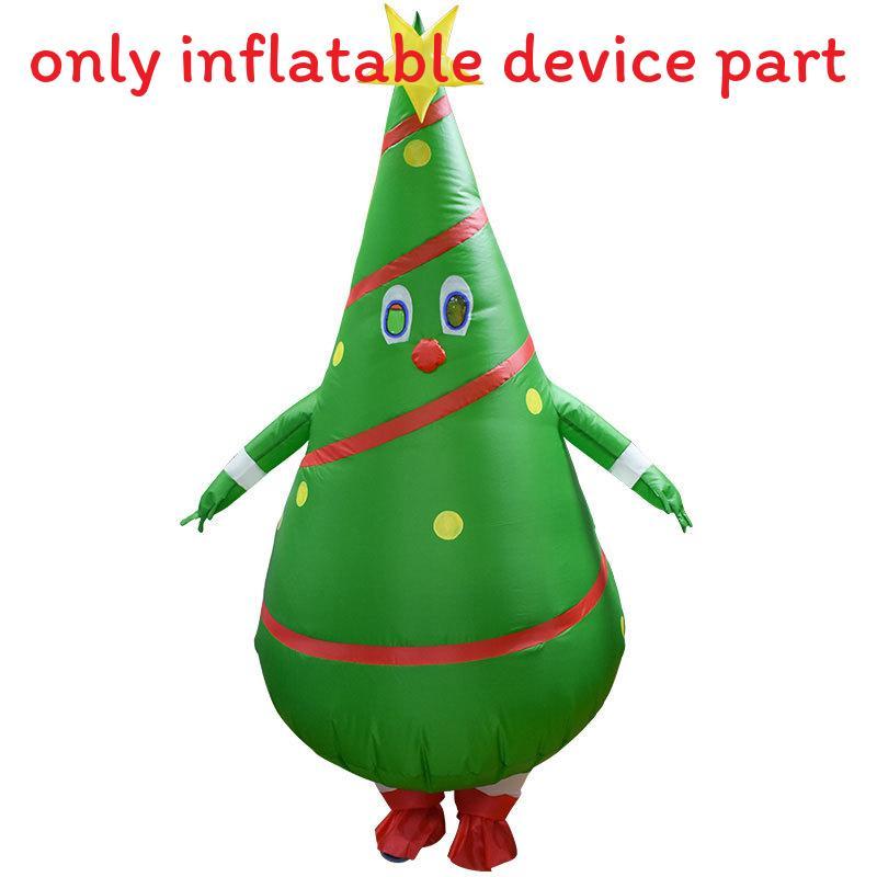 Christmas Santa Claus Inflatable Riding Reindeer Costume For Party Events