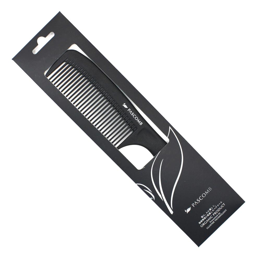 PASCOMB Hair Care Static Electricity Hair Comb That Is Kind To and the Global Environment ORGANIC PRODUCT PASCOMB Patterned Jumbo Comb Comb, Smooth,