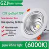 Recessed 20W Spotlight Downlight for Clothing Stores, 15-30W Commercial Ceiling Light