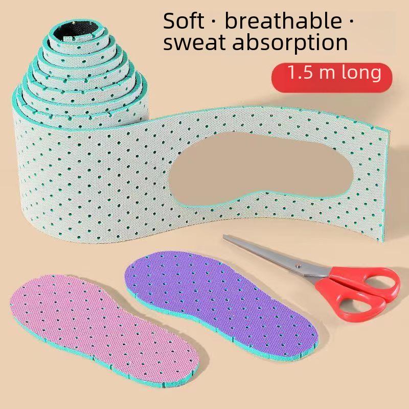 Дышащие амортизирующие саморежущиеся стельки для детей и взрослых