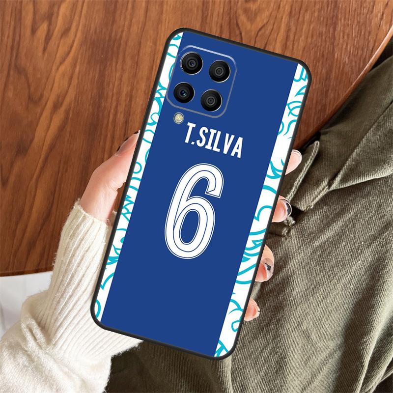 Чехол с номером футболиста, счастливый чехол для Samsung Galaxy M53 M33 M23 M13 M14 M54 M11 M21 M31 M51 M12 M22 M32 M52 M31s, чехол