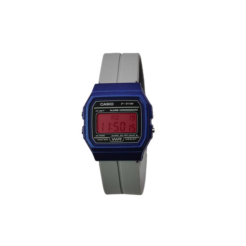 Casio Индивидуальная серия модифицированных часов черный корпус из смолы водостойкость для жизни F-91WM-3A модифицированный-Пыльная Оазис Кварц силиконовый ремешок F-91WM-3A