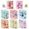 8 Kawaii Girls' Collage Hands-On DIY Decorative Handbook Mobile Phone Case Laptop Waterproof Stickers