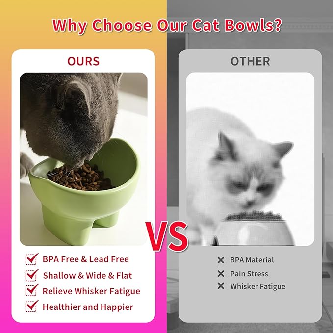 Миска для кормления питомцев Макарон Ножка слона Миска с защитой шеи Миска для кошачьего корма Кошачья миска Защита от опрокидывания Миска для питомцев Товары для еды