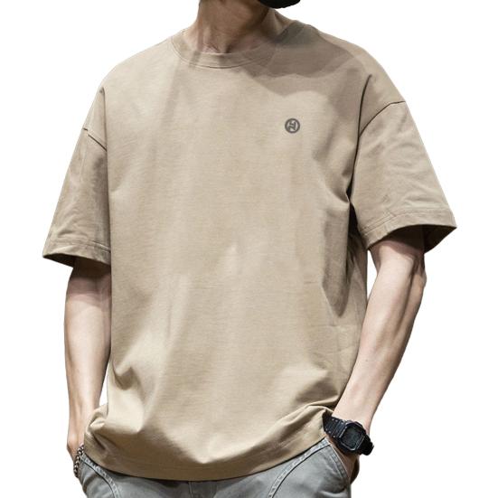 Мужская футболка с круглым вырезом и коротким рукавом, свободная футболка, летняя дышащая повседневная футболка-пуловер, топы на каждый день