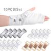 10PCS Elastic Elastic Bandage Clips Aluminium Polyester Bandage Stable Support Metal Aluminum Clip