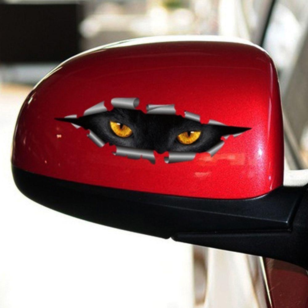 3D Waterproof Cars Funny Whole Styling Cat Eye Sticker Car Sticker Peeking Auto Accessories