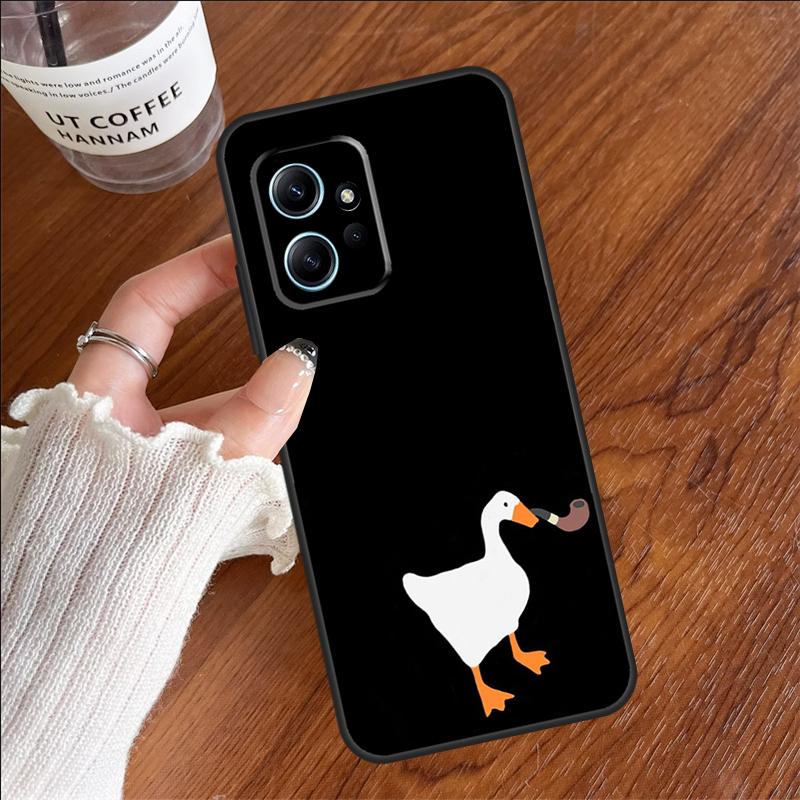 Мультяшный милый чехол с гусем для Xiaomi Redmi 12C 13C 14C 10C Redmi Note 13 Pro 14 12 11 9 10 9S 10S 11S 12S Обложка