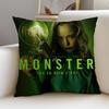 MMonster The Ed Gein StoryS Cushion Cover Breathable and skinfriendly linen pillowcase square removable and washable cushion
