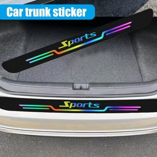 4Pcs PVC Car Door Sill Protector Strip Threshold Bumper Anti-scratch Sticker
