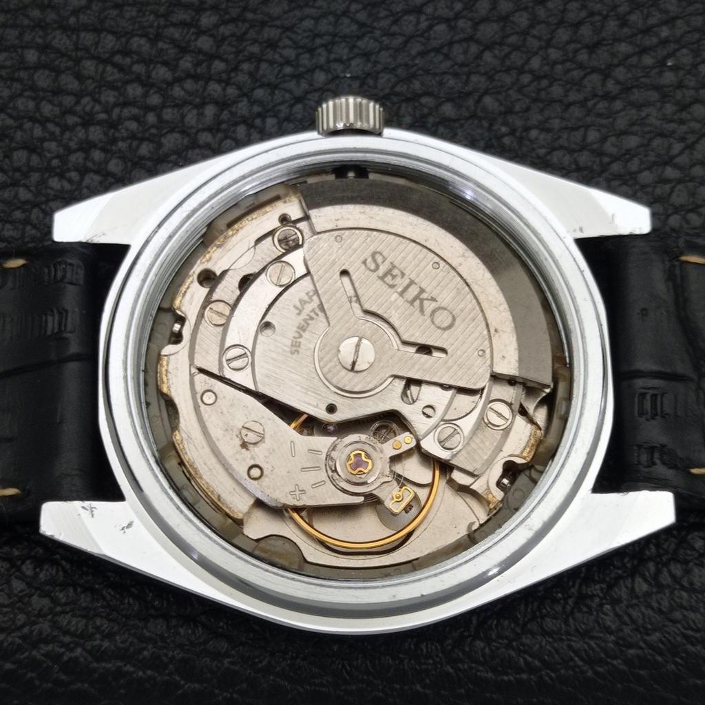 Seiko 5 АВТОМАТИЧЕСКИХ ВИНТАЖНЫХ ОТРЕМОНТИРОВАННЫХ 6309A ЯПОНСКИЕ МУЖСКИЕ ЗЕЛЕНЫЕ ЧАСЫ a440866-4
