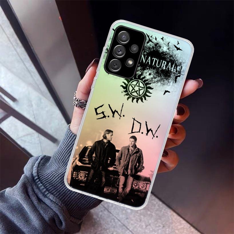 Чехол для телефона Supernatural SPN Дин Сэм для Samsung Galaxy A52 A51 A50S A32 A22 A12 A02S A72 A71 A31 A70 A30S Note 20 Ultra 10 Plus