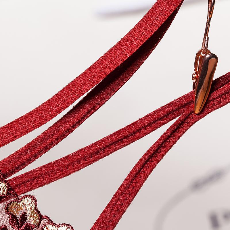 Кружевные трусики с Т-образной спинкой для женщин, сексуальное женское белье, бесшовные стринги с низкой талией, женское рождественское нижнее белье