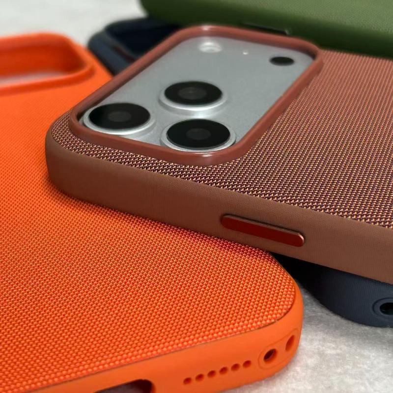 Высококачественный Оригинальный Технологичный Плетеный Чехол Для IPhone 12 13 14 15 16 17 Pro Max Air Официальный Для Magsafe Магнитный Защитный Чехол