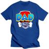 Mens Clothing Dad Patrol Shirt Dog Funny Gift Birthday Party Black T-Shirt Size S-3Xl Birthday Gift Tee Shirt