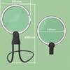 Hanging Neck Handheld Desktop Large Screen Lens Acrylic Magnifying Glass Led Magnifying Glass