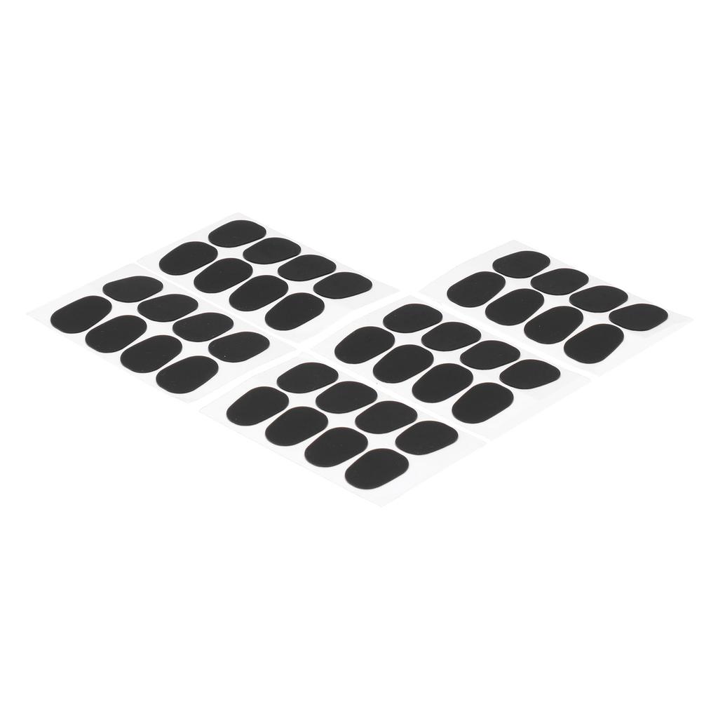 40Pcs Mouthpiece Cushions Patches Pads Accessory for Alto/Tenor Saxophone Clarinet Black0.5mm