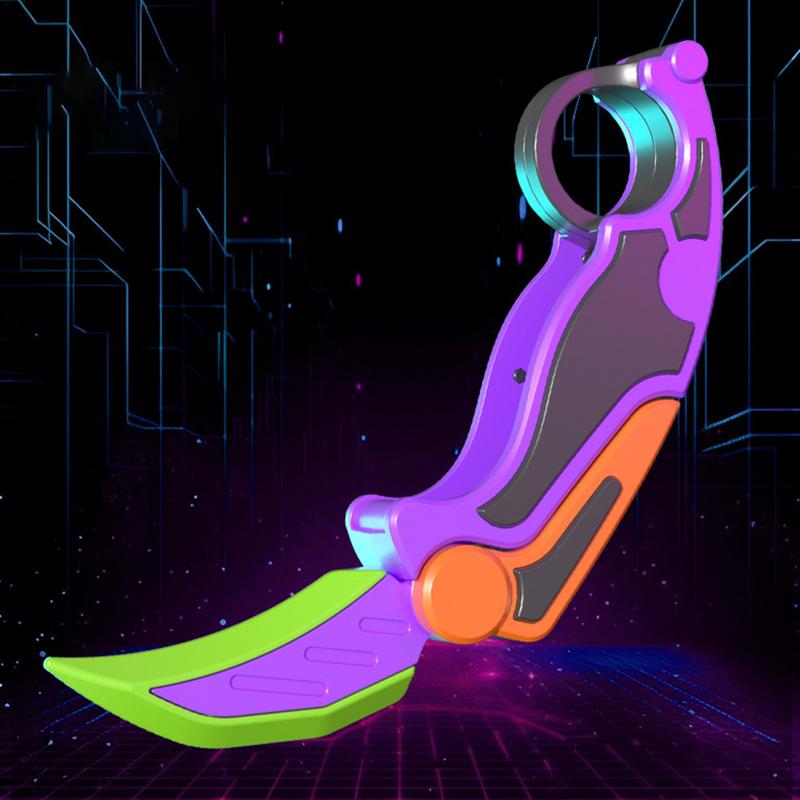 3D печатный гравитационный коготь-нож, игрушки-непоседа, пластиковый складной нож-бабочка, игрушки для снятия стресса для взрослых, новые детские игрушки, рождественские подарки