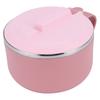 Rice Noodle Bowl with Lid 1200ML Anti Scalding Thermal Lunch Box Kitchen Utensils(Pink )