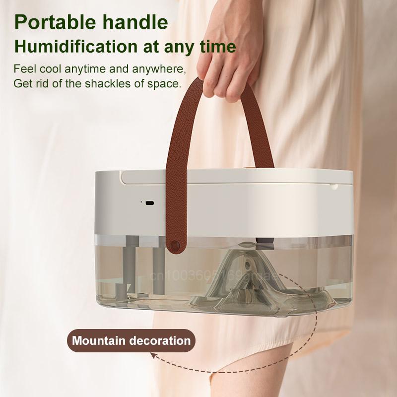 Humidifier Spray Fan Portable Fan Air Cooler Air Humidifier USB Fan Desktop Fan With Night Light For Summer Home Appliance