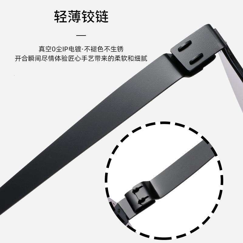 Нейлоновые поляризационные солнцезащитные очки высокой четкости Солнцезащитные очки из нержавеющей стали Солнцезащитные очки с защитой от УФ-лучей