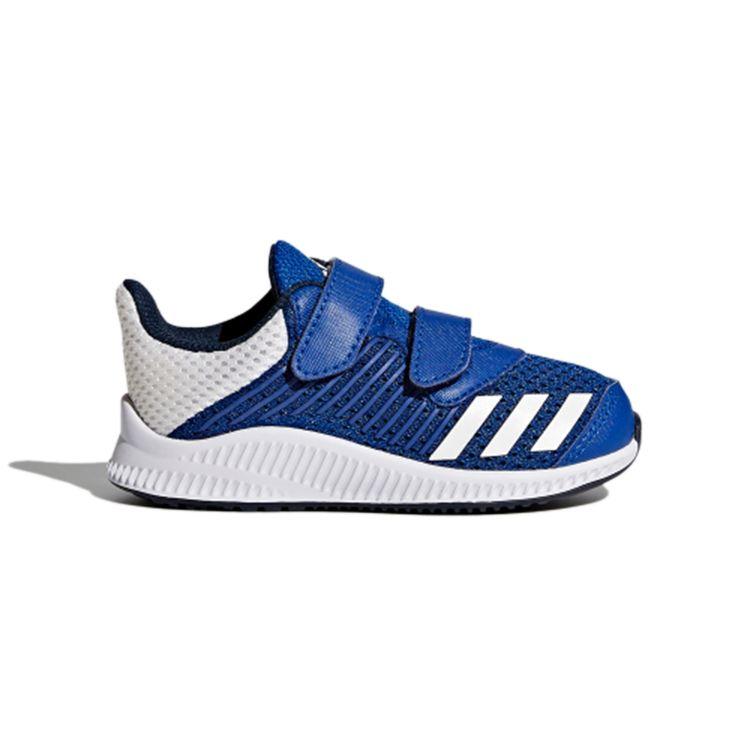 adidas Fortarun Cf I Удобные Повседневные Дышащие Низкие Кроссовки для Ходьбы Детская Обувь Синие BY2696