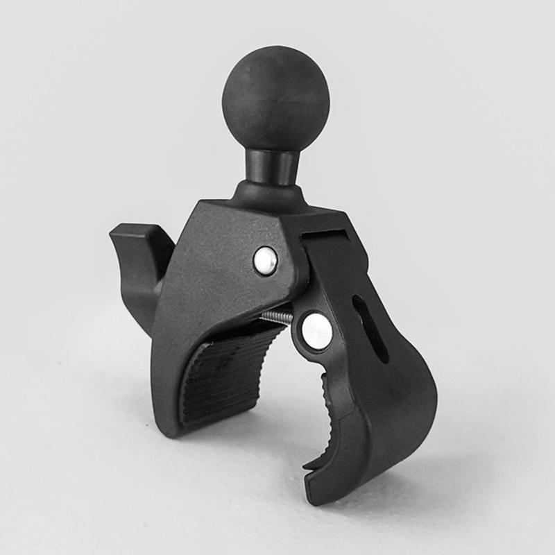Motorcycle Handlebar Clamp Ram Mount Base with 1 Inch Ball Mount for Gopro Garmin Action Camera Bicycle Rail Clip Support