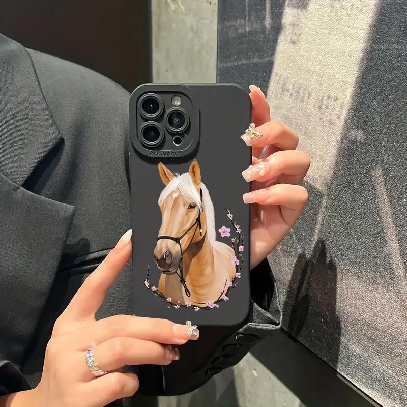 Милый чехол с рисунком лошади, мягкий чехол для телефона Samsung Galaxy A06 A26 A33 A56 A34 A54 S25 S24 S23 S22 S21 Ultra Plus FE, противоударный чехол
