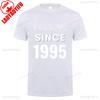 1995 Vintage Style Cotton T Shirt Breathable Retro 90s Short Sleeve New Unisex Round Neck Summer Casual Simple Tee Launched