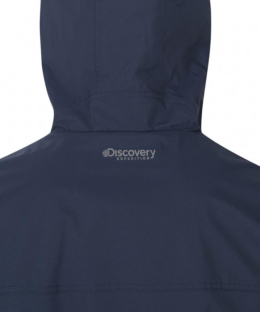 Мужская функциональная тканая тренировочная куртка с капюшоном Discovery Expedition 2L (D/Темно-синий)