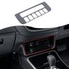 ABS Carbon fiber Console Air condition Panel Trim For Mitsubishi Outlander 19-22