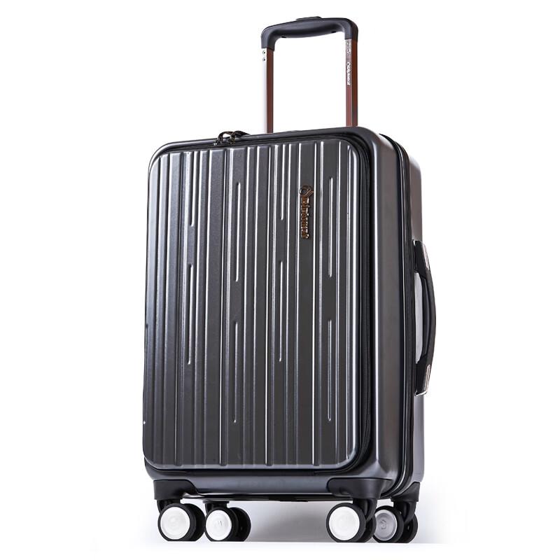 Diplomat 20-Inch Expandable Carry-On Spinner Suitcase