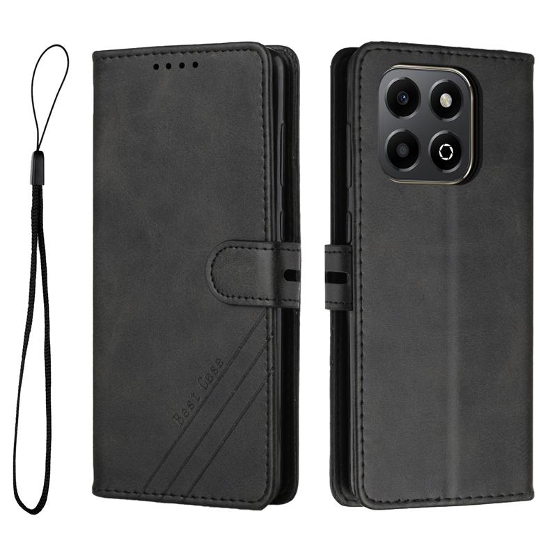 Чехол-книжка из кожи для Honor 200 Smart Case For Coque Honor 200 Pro 200smart Honor200 90 Pro 200Lite 90 Smart Wallet Cover