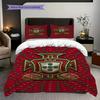 Portuguese Heritage Pride Three-piece set (1 * duvet cover + 2 * pillowcase, without core) Duvet cover and pillowcase Soft and comfortable Bedding set