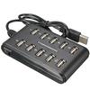 Исключительный 10-портовый высокоскоростной удлинительный кабель USB 2.0 с двухрядным концентратором-адаптером для ноутбука и ПК